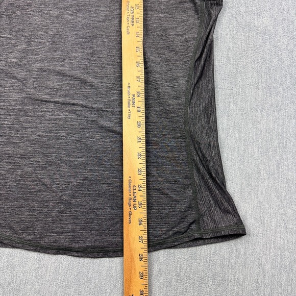 Lululemon Shirt Mens Small Heathered Black Open Air Singlet Athletic Gym Workout - Picture 4 of 8